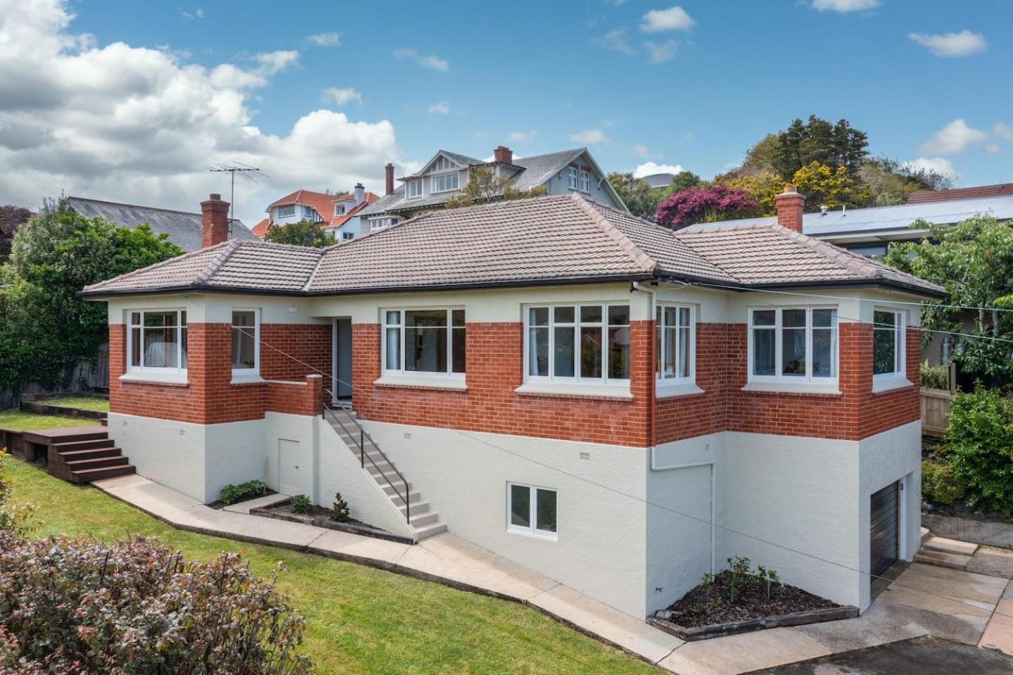 Stunning Family Home In Andersons Bay Dunedin Esterno foto